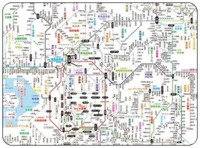 関西鉄道路線図